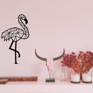 muurdecoratie-flamingo
