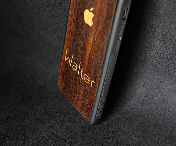 mango houten telefoonhoesje met inleg-kersenhout
