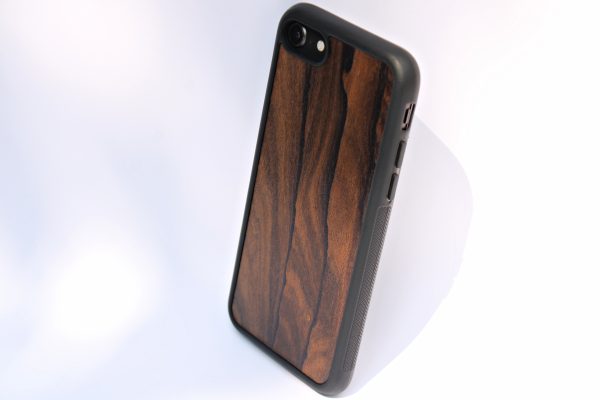 houten telefoonhoesje Ziricote hout