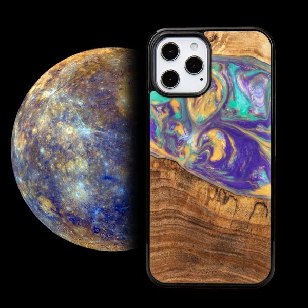 hars houten telefoonhoesje - Planeten - Mercurius