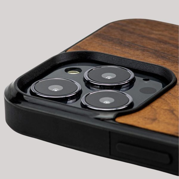 houten telefoonhoesje - camera uitsparing